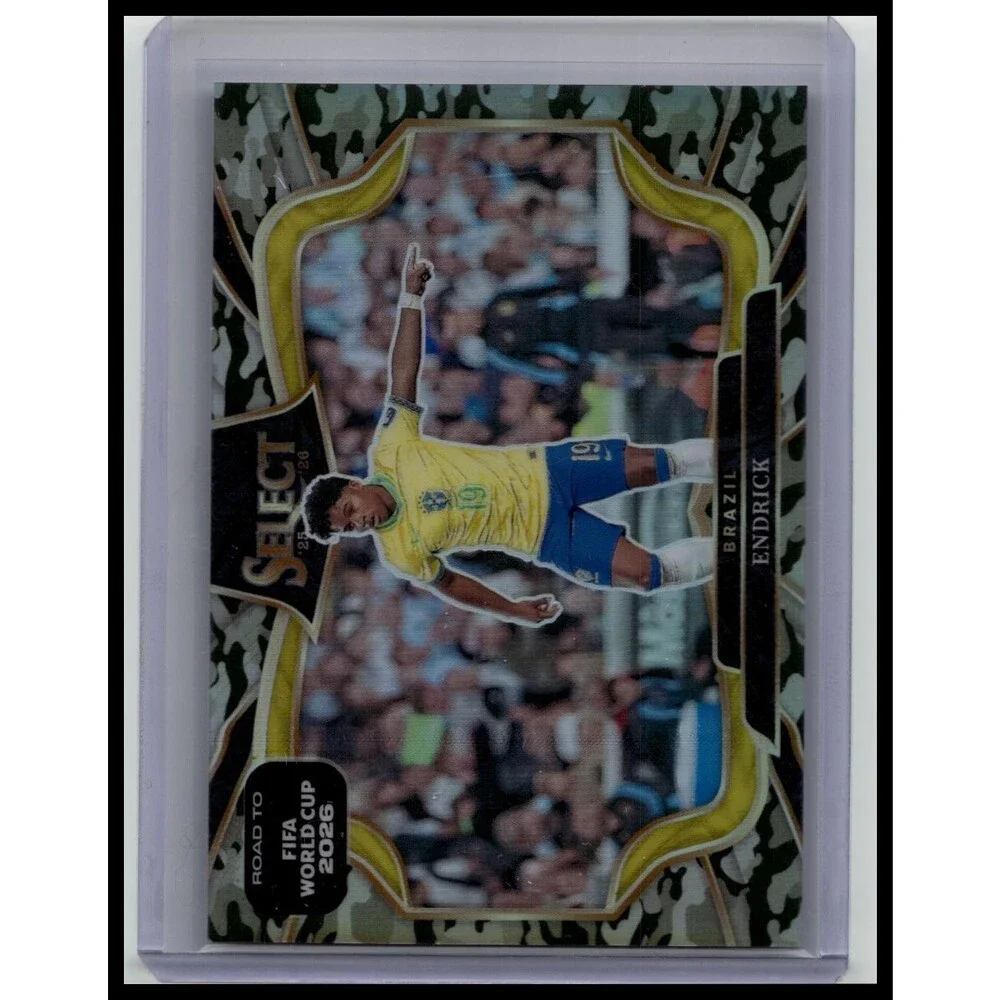 2025-26 Panini Select Road to FIFA World Cup Endrick #225 Camo Prizm /199